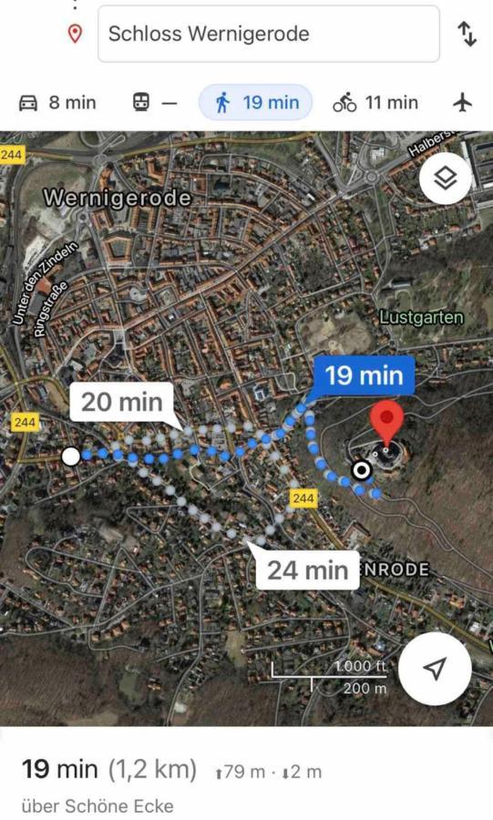 TraumFewo Schlösschen in der Innenstadt für 4 Per. Wernigerode Exterior foto